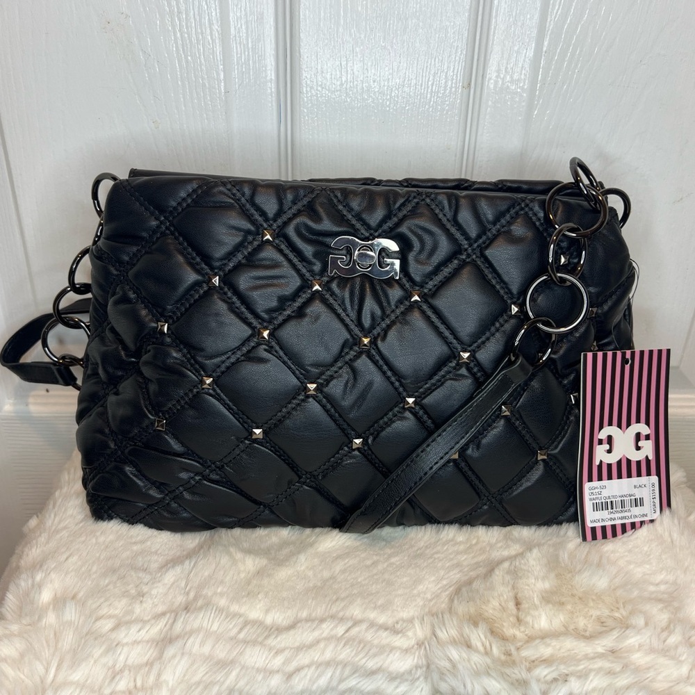 GILDA PARIS WAFFLE QUILTED HANDBAG